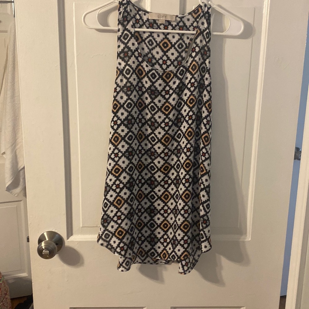 Medium loft racer back top